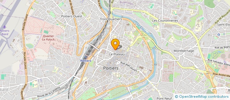 localisation de l'entreprise SC DU LIEGE  POITIERS