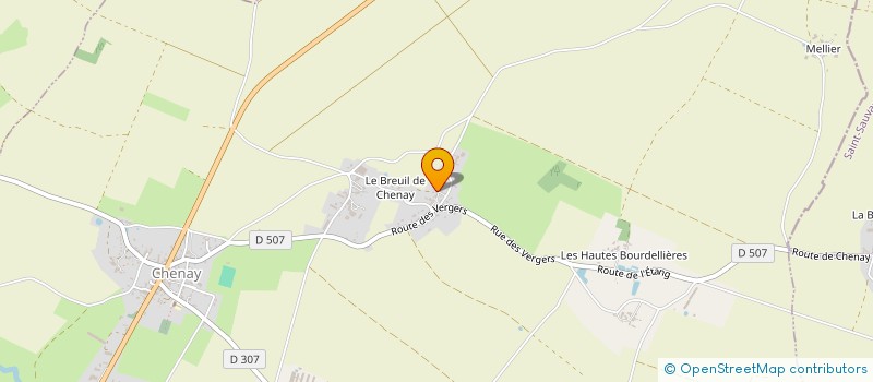 localisation de l'entreprise SC DU LOGIS DU BREUIL  MESSE