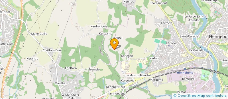 localisation de l'entreprise SC DU MANOIR  HENNEBONT