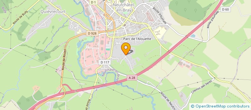 localisation de l'entreprise SC DU MESNIL BRAYON  NEUFCHATEL-EN-BRAY