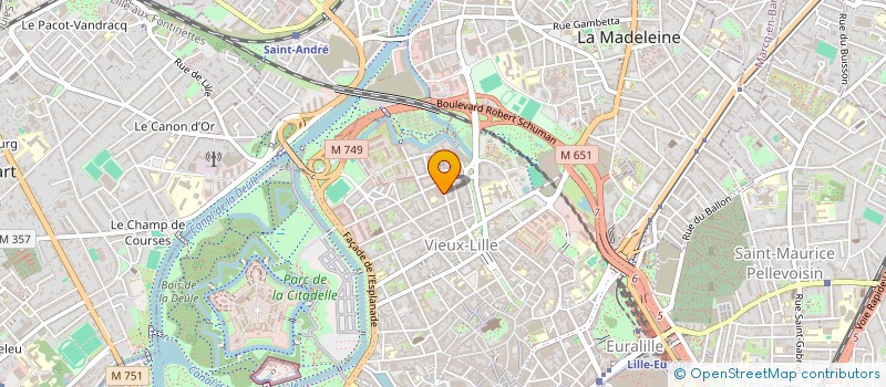 localisation de l'entreprise SC DU METZ à LILLE