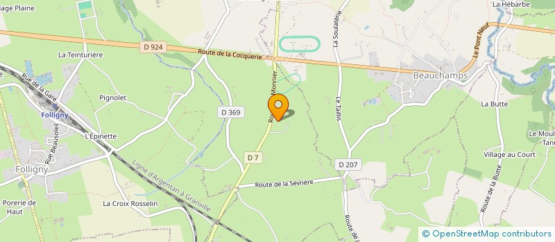 localisation de l'entreprise SC DU MONNIER  EQUILLY