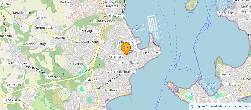 localisation de l'entreprise SC DU PETIT PHARE OUEST  LARMOR-PLAGE