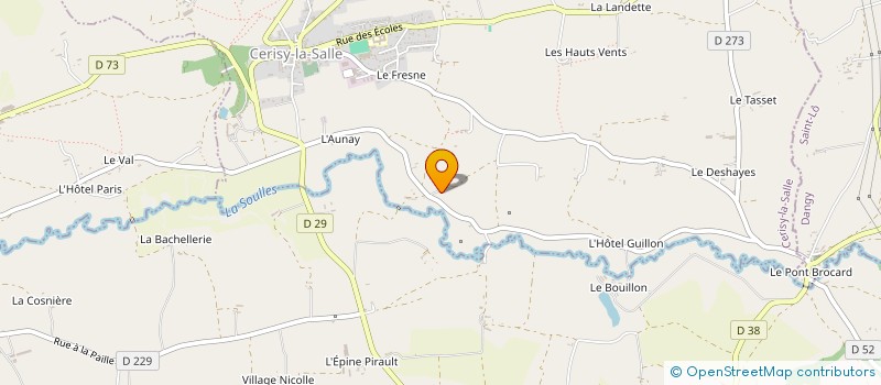 localisation de l'entreprise SC DU SUD  CERISY-LA-SALLE