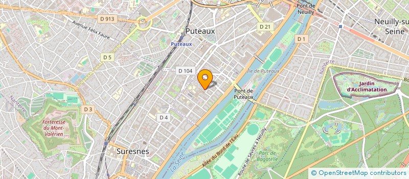 localisation de l'entreprise SC DU TERTRE ROUGE  PUTEAUX