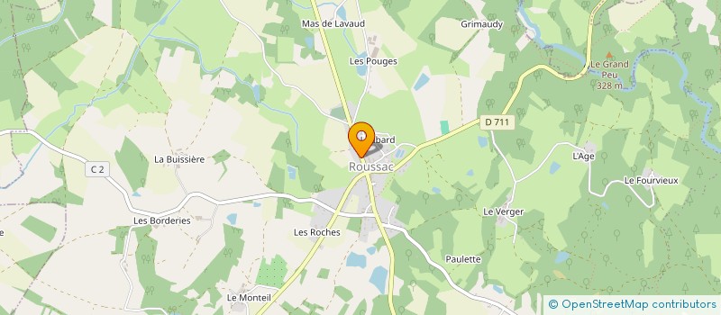 localisation de l'entreprise SC DU TRAM MERHET à SAINT-PARDOUX-LE-LAC