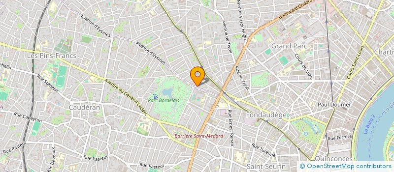 localisation de l'entreprise SC DUBILLE ROCHER  LE BOUSCAT