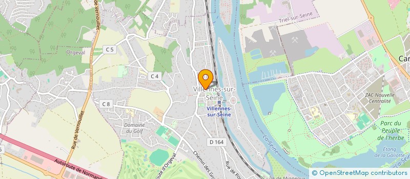 localisation de l'entreprise SC DUCELLIER-GAY à VILLENNES-SUR-SEINE
