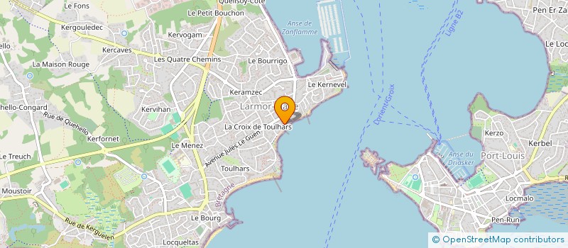 localisation de l'entreprise SC DUFIEF  LARMOR-PLAGE