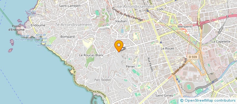 localisation de l'entreprise SC DUJARDIN à MARSEILLE