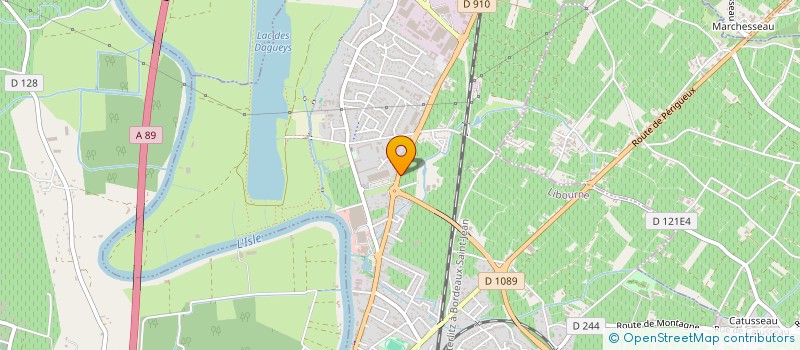 localisation de l'entreprise SC DUNE SERRANO  LIBOURNE