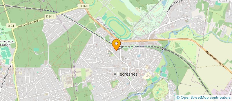 localisation de l'entreprise SC DUPUIS  VILLECRESNES