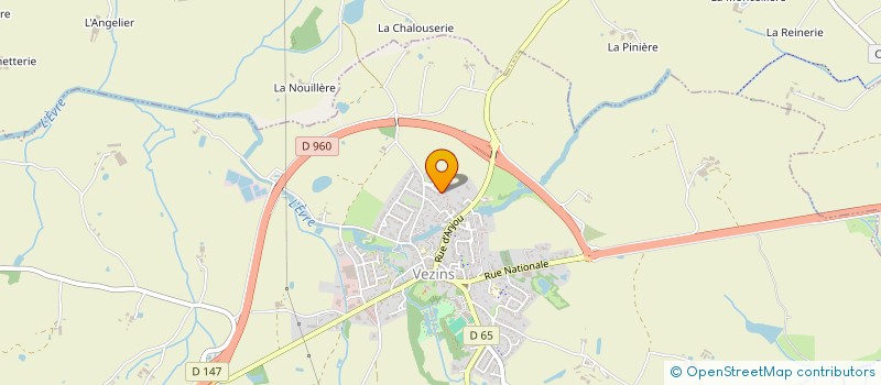 localisation de l'entreprise SC DURAND  VEZINS