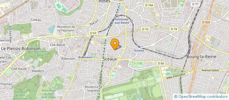 localisation de l'entreprise SC DURAND PATRIMOINE à SCEAUX