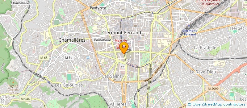 localisation de l'entreprise SC DURETLIB  CLERMONT-FERRAND