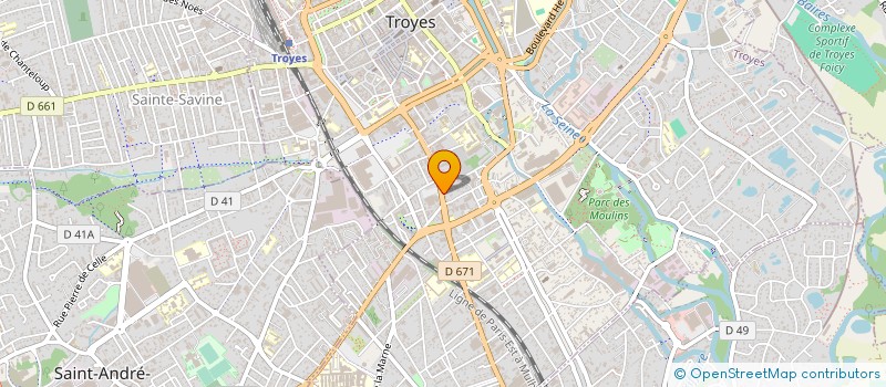 localisation de l'entreprise SC DUROCHER  TROYES