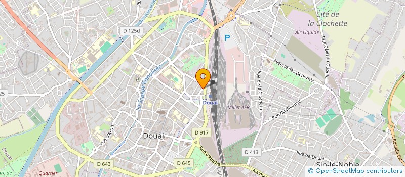 localisation de l'entreprise SC DURUTTE à DOUAI