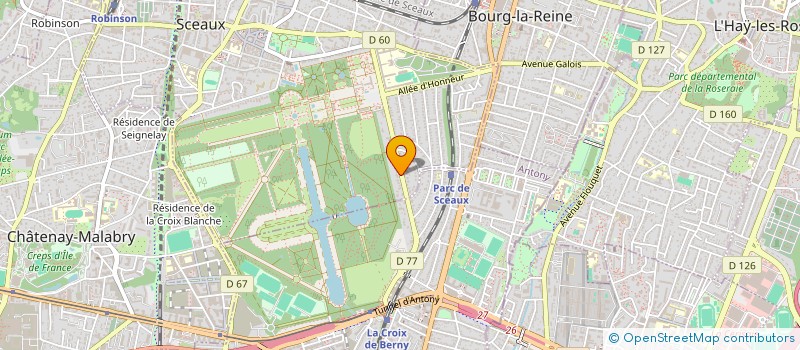 localisation de l'entreprise SC DVH à SCEAUX