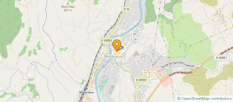 localisation de l'entreprise SC ECO à BEDARIEUX