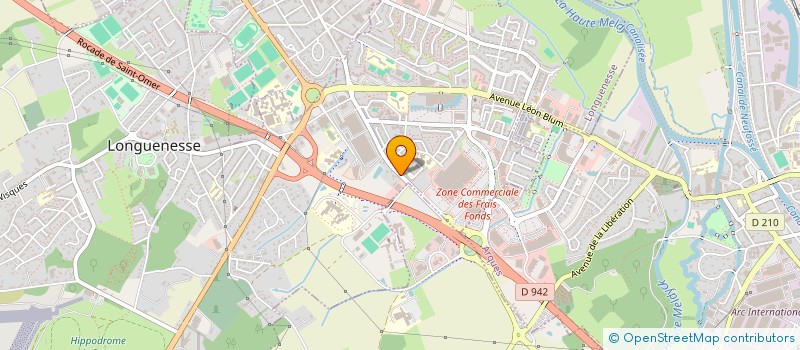 localisation de l'entreprise SC ECURIE UNE FAUVETTE  LONGUENESSE