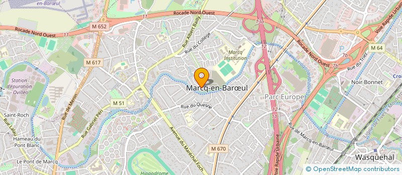 localisation de l'entreprise SC.ED. à MARCQ-EN-BARŒUL