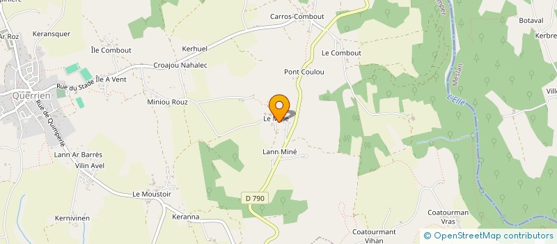 localisation de l'entreprise SC EDWARDS-DAVIES  QUERRIEN