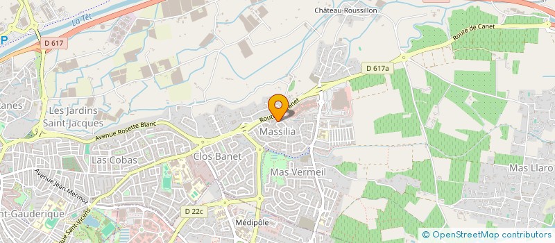 localisation de l'entreprise SC EGDU à PERPIGNAN