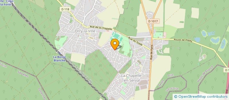 localisation de l'entreprise SC ELDARIS  ORRY-LA-VILLE