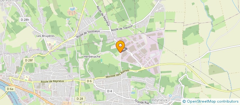localisation de l'entreprise SC ELDE II à REYRIEUX