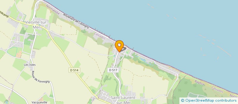 localisation de l'entreprise SC ELECTRON LIBRE  SAINT-LAURENT-SUR-MER