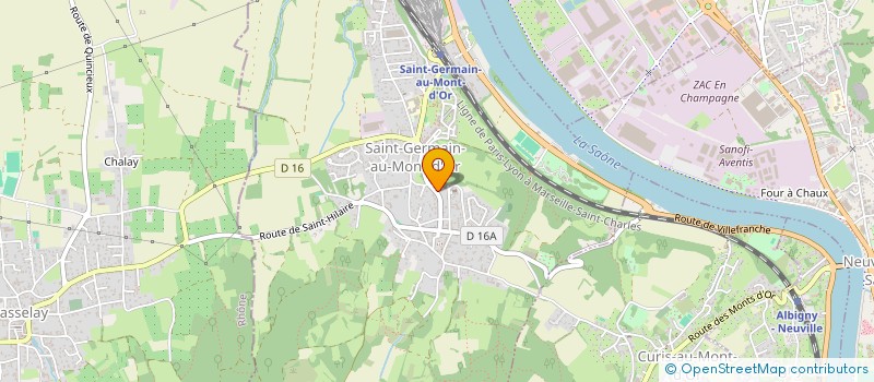 localisation de l'entreprise SC ELK DEVELOPPEMENT  SAINT-GERMAIN-AU-MONT-D'OR