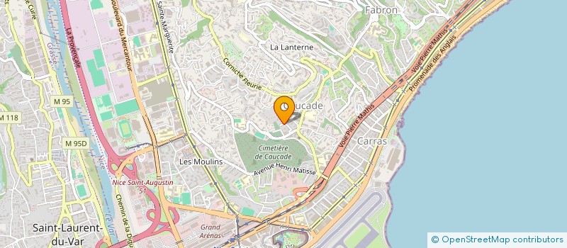 localisation de l'entreprise SC ELLIENA à NICE