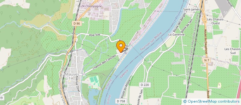 localisation de l'entreprise SC ELM à TOURNON-SUR-RHONE
