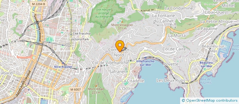 localisation de l'entreprise SC ELYSEES PATRIMOINE à VILLEFRANCHE-SUR-MER