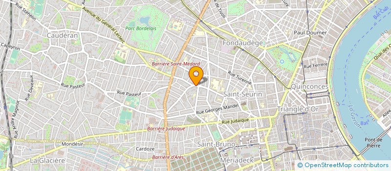 localisation de l'entreprise SC EMERO à BORDEAUX