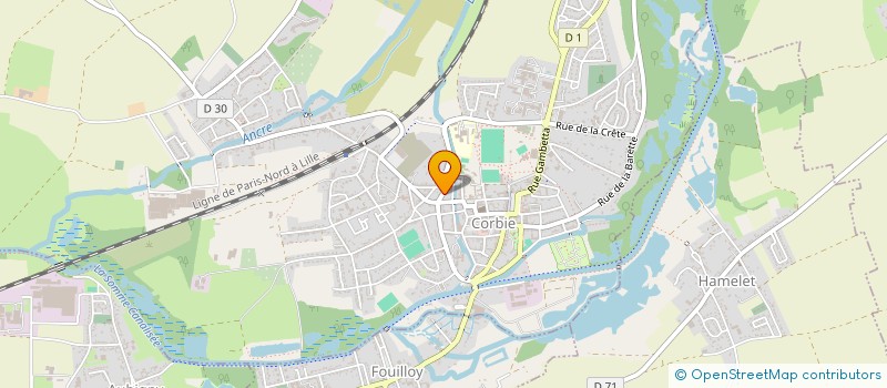 localisation de l'entreprise SC ENTRE DEUX CHEMINS à CORBIE