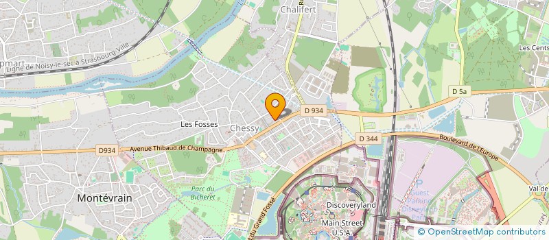 localisation de l'entreprise SC ENTRETIEN  CHESSY