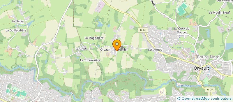 localisation de l'entreprise SC EOU à ORVAULT