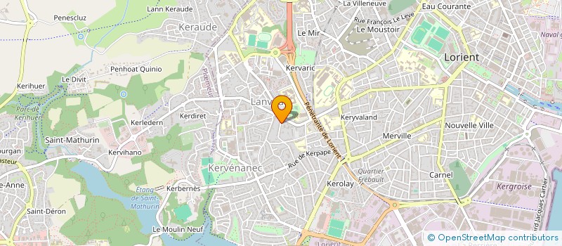 localisation de l'entreprise SC ERIMYR  LORIENT