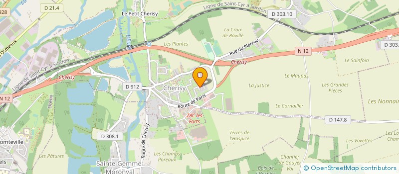 localisation de l'entreprise SC EROS à CHERISY