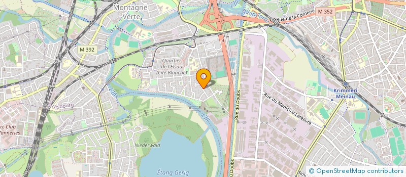 localisation de l'entreprise SC ESPERANCE 67  STRASBOURG