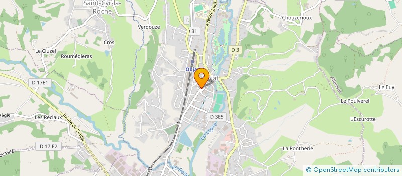 localisation de l'entreprise SC ET JPM  OBJAT