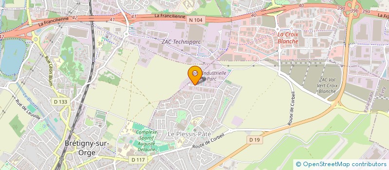 localisation de l'entreprise SC ETANCHEITE à LE PLESSIS-PATE