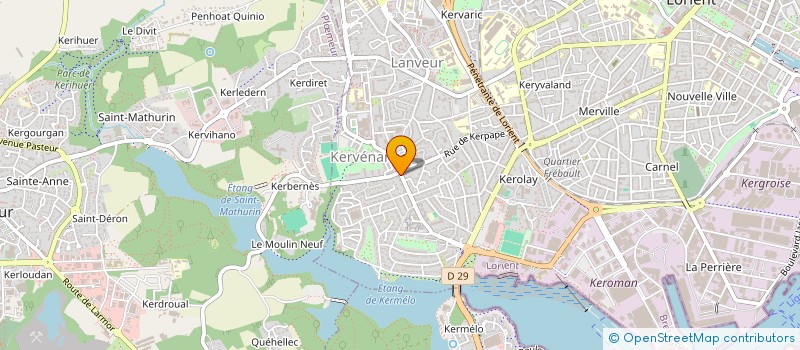 localisation de l'entreprise SC ETIENNE-CAUDAL  LORIENT