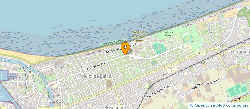 localisation de l'entreprise SC ETOILE à DUNKERQUE