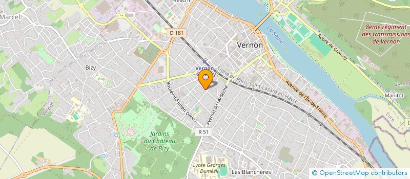 localisation de l'entreprise SC EURE ET EPTE à VERNON