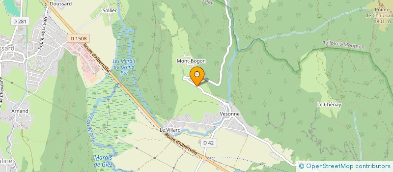 localisation de l'entreprise SC EUROSPORTING  FAVERGES-SEYTHENEX