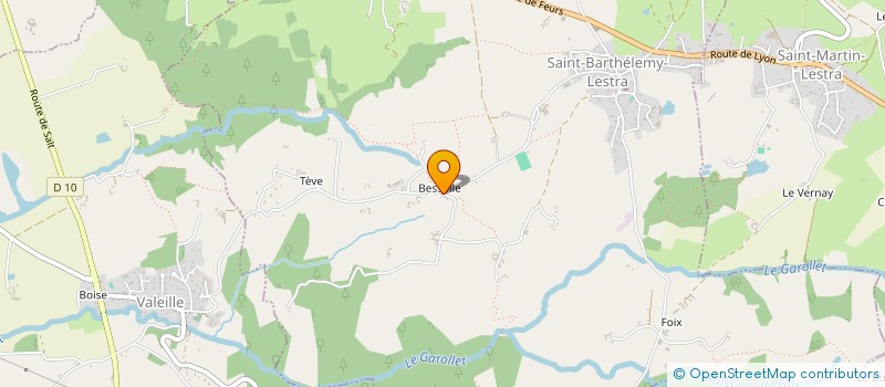 localisation de l'entreprise SC EVENTS  SAINT-BARTHELEMY-LESTRA