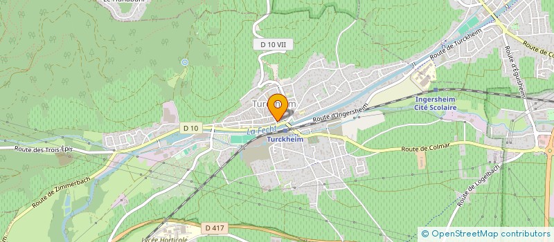 localisation de l'entreprise SC EVO  TURCKHEIM