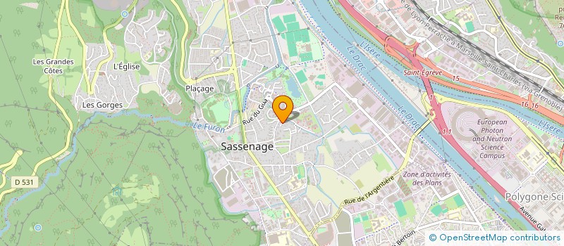 localisation de l'entreprise SC EXPERT à SASSENAGE